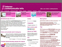 Tablet Screenshot of interne-communicatie.info